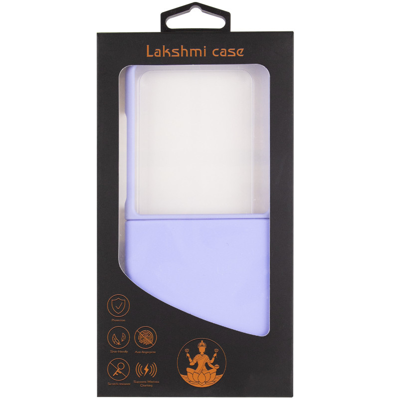 Фото Чехол Foldables Silicone Cover Lakshmi (AAA) для Motorola Razr 50 (Сиреневый / Dasheen) в магазине vchehle.ua