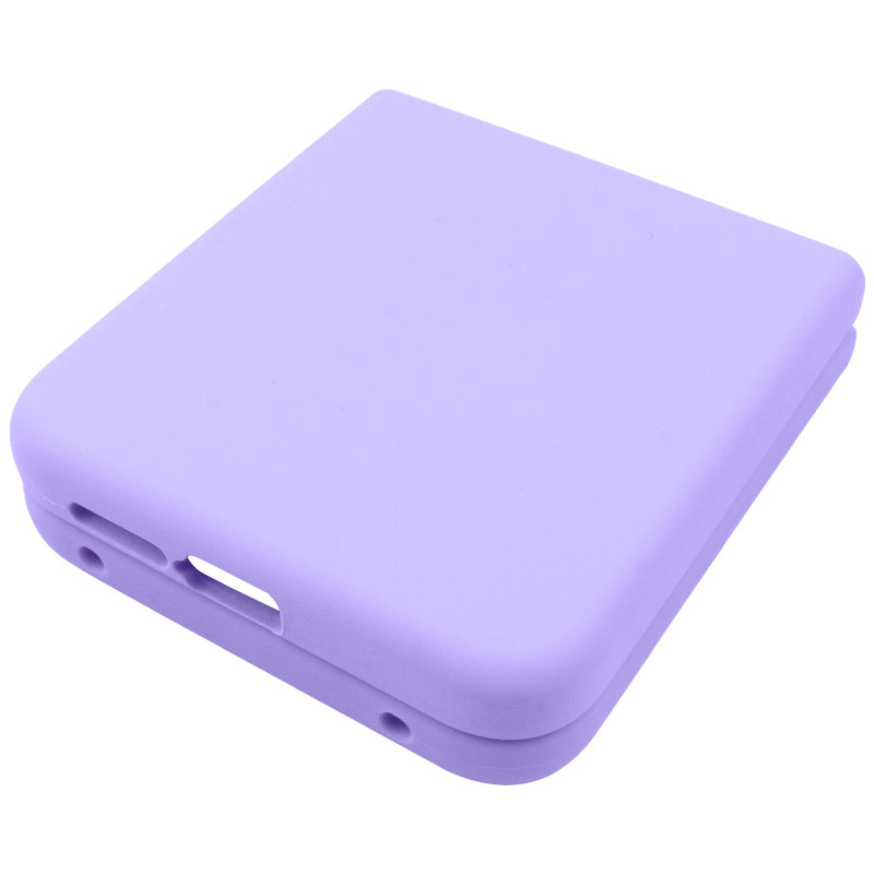 Купить Чехол Foldables Silicone Cover Lakshmi (AAA) для Motorola Razr 50 (Сиреневый / Dasheen) на vchehle.ua