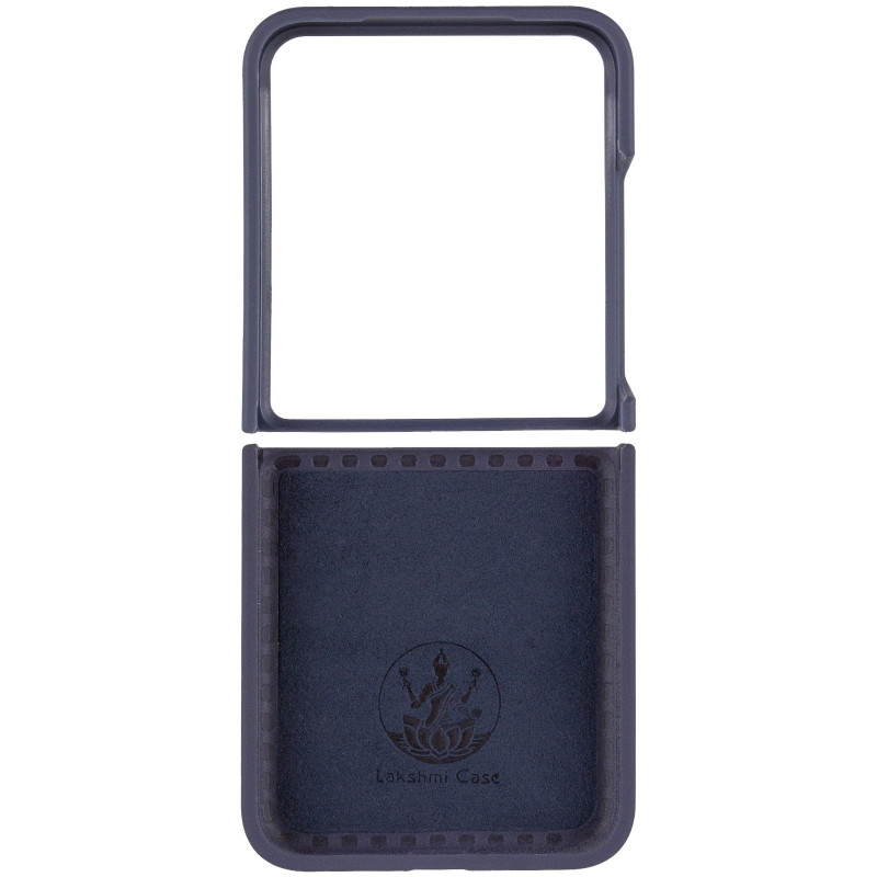 Фото Чехол Foldables Silicone Cover Lakshmi (AAA) для Motorola Razr 50 (Темно-синий / Midnight blue) в магазине vchehle.ua