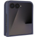 Чехол Foldables Silicone Cover Lakshmi (AAA) для Motorola Razr 50 Ultra (Темно-синий / Midnight blue)