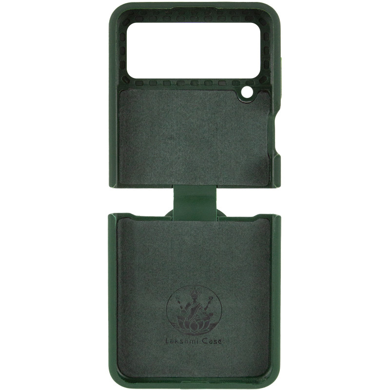 Фото Чехол Foldables Silicone Cover Lakshmi (AAA) для Samsung Galaxy Z Flip4 (Зеленый / Cyprus Green) в магазине vchehle.ua