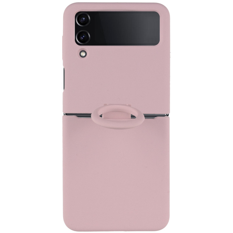 Фото Чехол Foldables Silicone Cover Lakshmi (AAA) для Samsung Galaxy Z Flip4 (Розовый / Pink Sand) на vchehle.ua