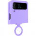 Чехол Foldables Silicone Cover Lakshmi (AAA) для Samsung Galaxy Z Flip4 (Сиреневый / Dasheen)
