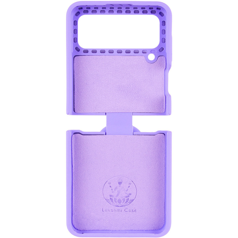 Чехол Foldables Silicone Cover Lakshmi (AAA) для Samsung Galaxy Z Flip4 (Сиреневый / Dasheen) в магазине vchehle.ua