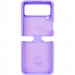 Чехол Foldables Silicone Cover Lakshmi (AAA) для Samsung Galaxy Z Flip4 (Сиреневый / Dasheen) в магазине vchehle.ua