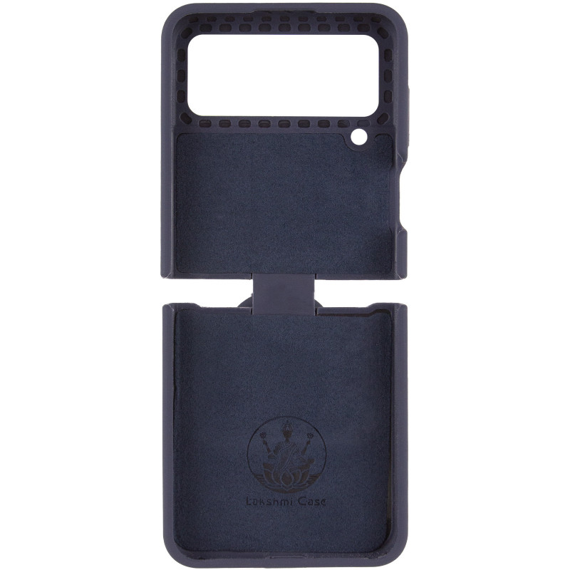 Фото Чехол Foldables Silicone Cover Lakshmi (AAA) для Samsung Galaxy Z Flip4 (Темно-синий / Midnight blue) в магазине vchehle.ua