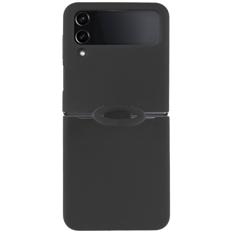 Фото Чехол Foldables Silicone Cover Lakshmi (AAA) для Samsung Galaxy Z Flip4 (Черный / Black) на vchehle.ua