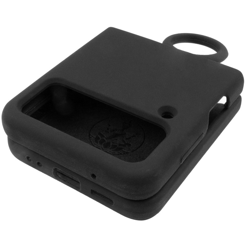 Чехол Foldables Silicone Cover Lakshmi (AAA) для Samsung Galaxy Z Flip4 (Черный / Black) в магазине vchehle.ua