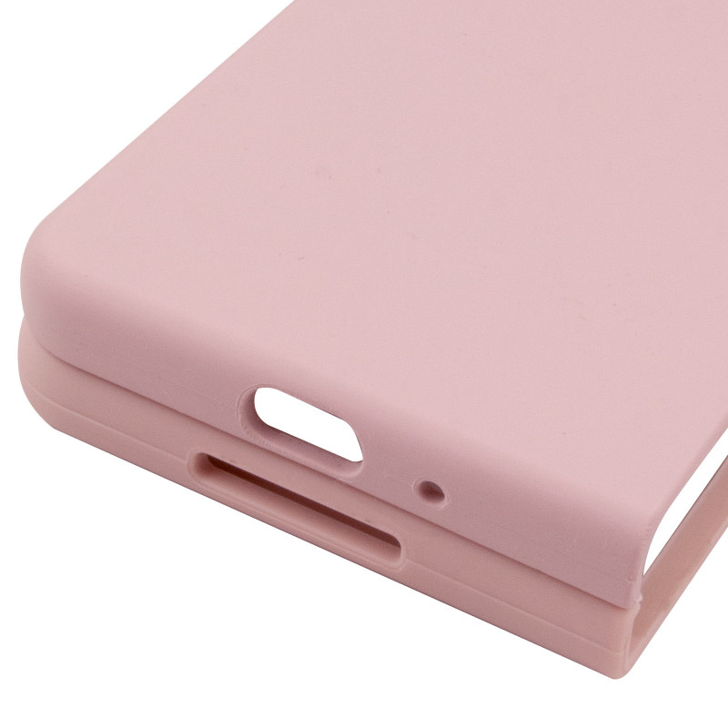 Купить Чехол Foldables Silicone Cover Lakshmi (AAA) для Samsung Galaxy Z Fold4 (Розовый / Pink Sand) на vchehle.ua