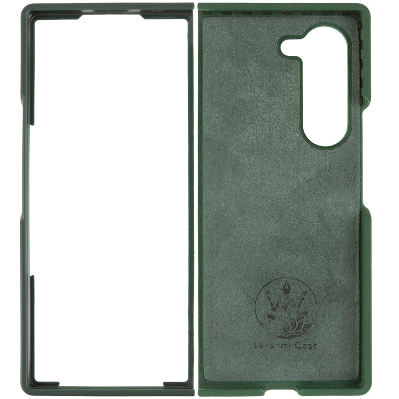Фото Чохол Foldables Silicone Cover Lakshmi (AAA) на Samsung Galaxy Z Fold5 (Зелений / Cyprus Green) в маназині vchehle.ua