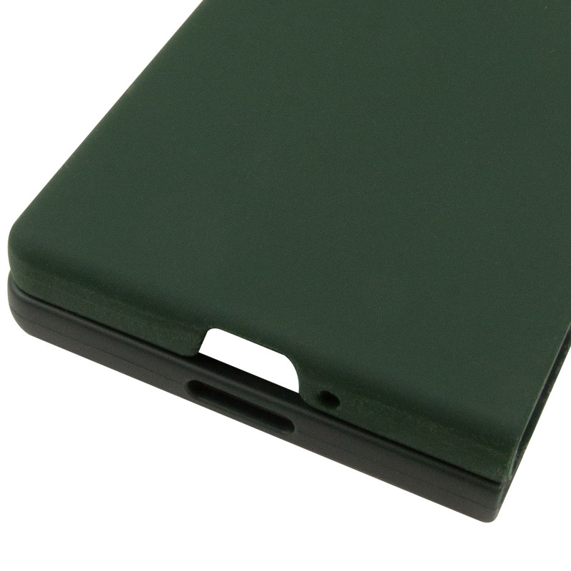 Купити Чохол Foldables Silicone Cover Lakshmi (AAA) на Samsung Galaxy Z Fold5 (Зелений / Cyprus Green) на vchehle.ua