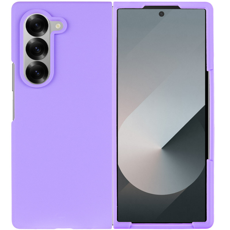 Фото Чохол Foldables Silicone Cover Lakshmi (AAA) на Samsung Galaxy Z Fold5 (Бузковий / Dasheen) на vchehle.ua