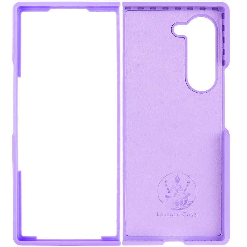 Фото Чохол Foldables Silicone Cover Lakshmi (AAA) на Samsung Galaxy Z Fold5 (Бузковий / Dasheen) в маназині vchehle.ua