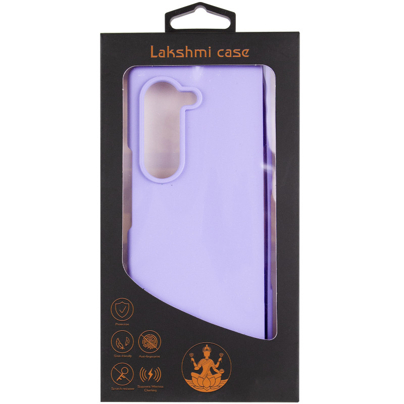 Чохол Foldables Silicone Cover Lakshmi (AAA) на Samsung Galaxy Z Fold5 (Бузковий / Dasheen) в магазині vchehle.ua