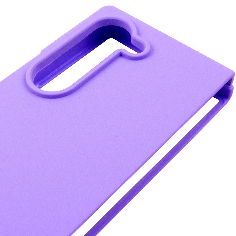 Купити Чохол Foldables Silicone Cover Lakshmi (AAA) на Samsung Galaxy Z Fold5 (Бузковий / Dasheen) на vchehle.ua