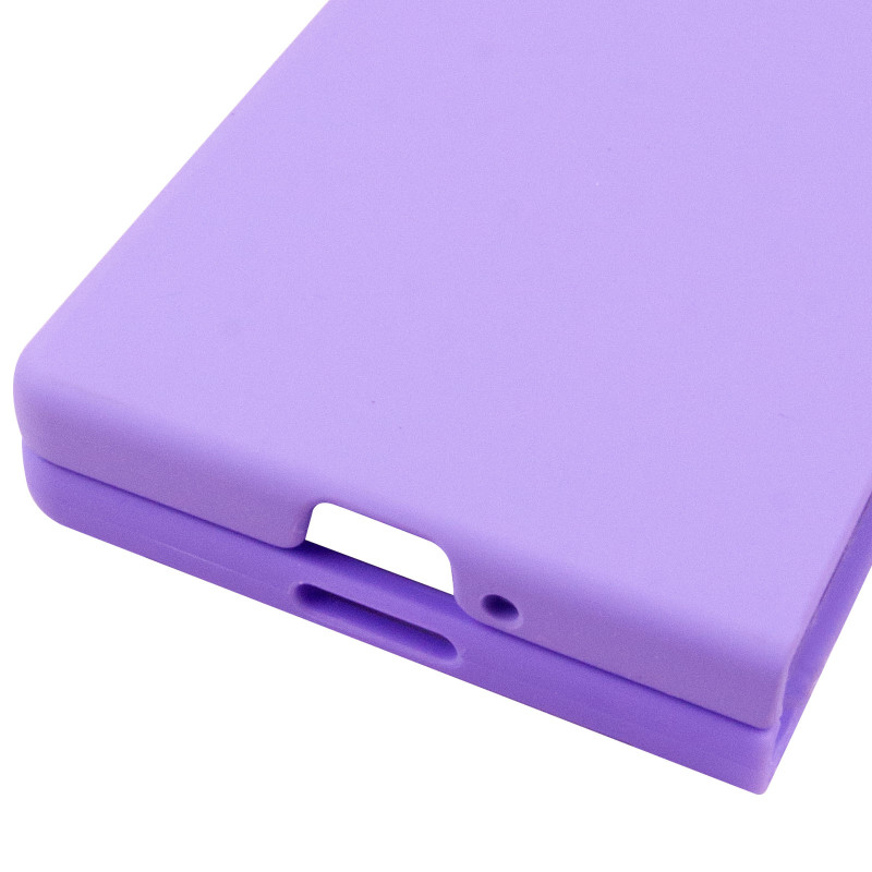 Замовити Чохол Foldables Silicone Cover Lakshmi (AAA) на Samsung Galaxy Z Fold5 (Бузковий / Dasheen) на vchehle.ua