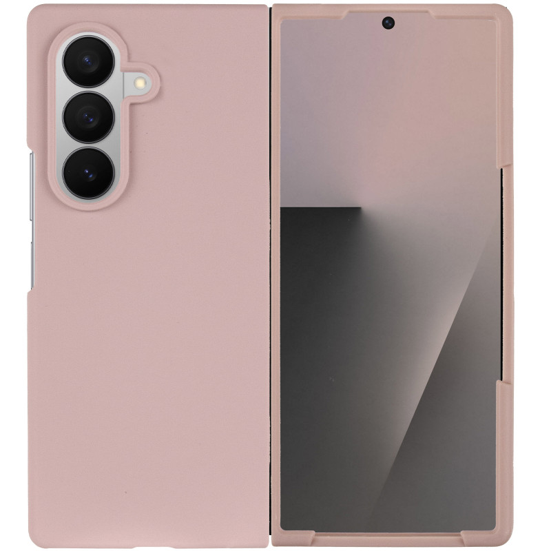 Фото Чехол Foldables Silicone Cover Lakshmi (AAA) для Samsung Galaxy Z Fold7 (Розовый / Pink Sand) на vchehle.ua