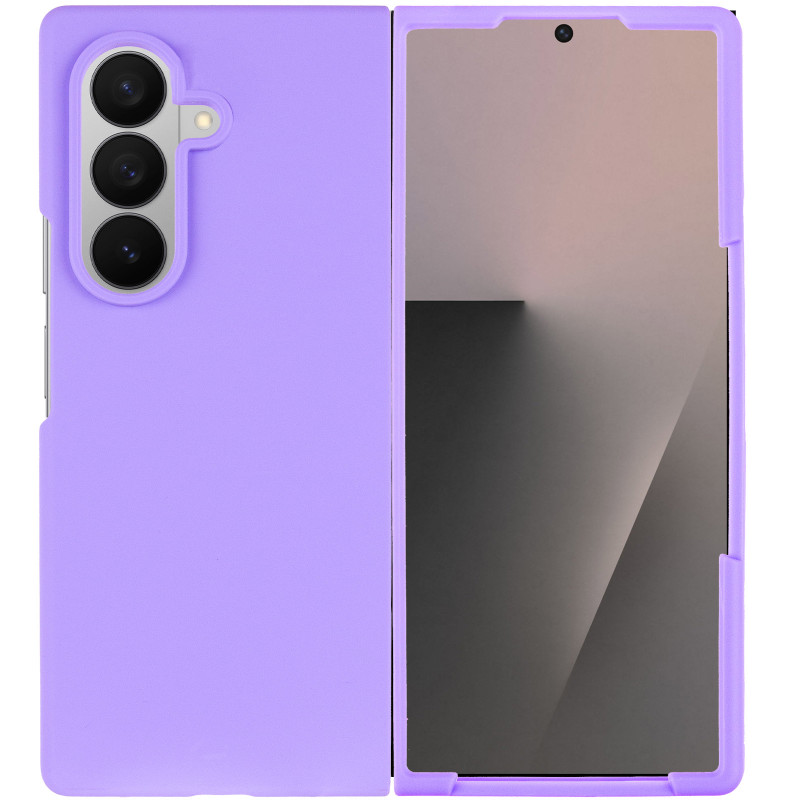 Фото Чехол Foldables Silicone Cover Lakshmi (AAA) для Samsung Galaxy Z Fold7 (Сиреневый / Dasheen) на vchehle.ua