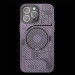 Фото Чохол M-Tech Carbon soft touch with Magnetic Safe на Apple iPhone 12 Pro / 12 (6.1") (Purple) на vchehle.ua