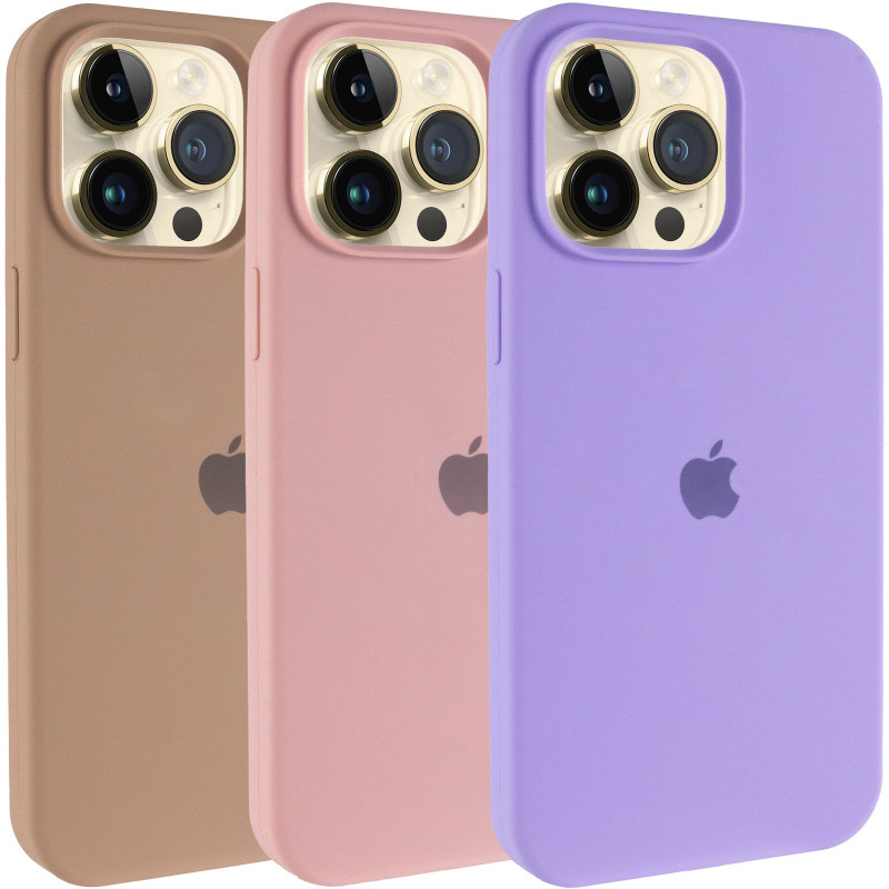 Чохол Silk (AA) Logo with Magnetic Fit на Apple iPhone 14 Pro Max (6.7")