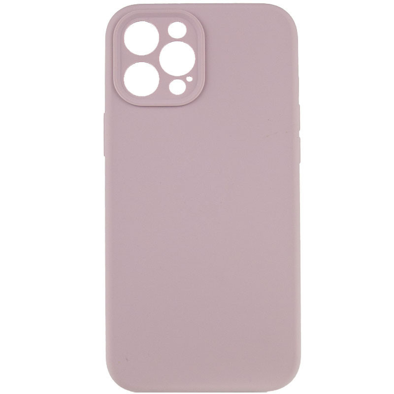 Чохол Silk Full Camera Protective (AA) NO LOGO на Apple iPhone 12 Pro Max (6.7") (Сірий / Lavender)