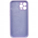 Чохол Silk Full Camera Protective (AA) NO LOGO на Apple iPhone 12 Pro Max (6.7") (Бузковий / Lilac) в магазині vchehle.ua