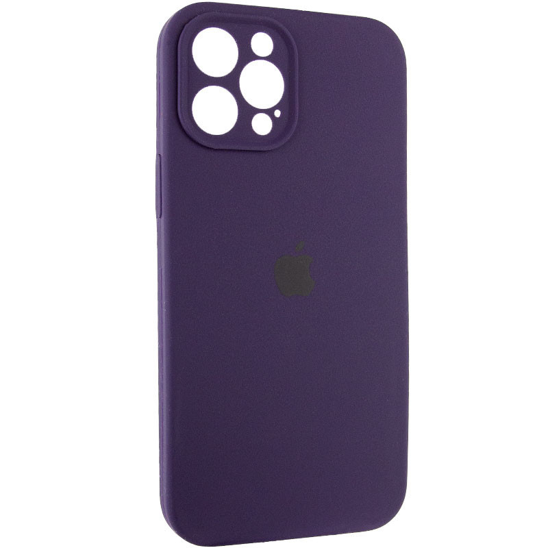 Фото Чохол Silk Full Camera Protective (AA) NO LOGO на Apple iPhone 12 Pro Max (6.7") (Фіолетовий / Elderberry) на vchehle.ua