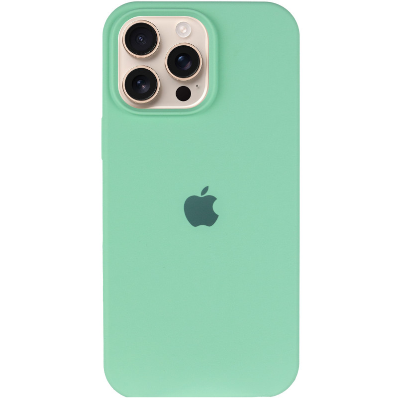 Фото Чохол Silicone Case Full Protective (AA) на Apple iPhone 14 Pro (6.1") (Зелений / Pistachio) на vchehle.ua