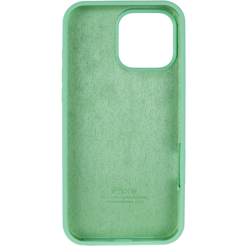 Фото Чохол Silicone Case Full Protective (AA) на Apple iPhone 14 Pro (6.1") (Зелений / Pistachio) в маназині vchehle.ua