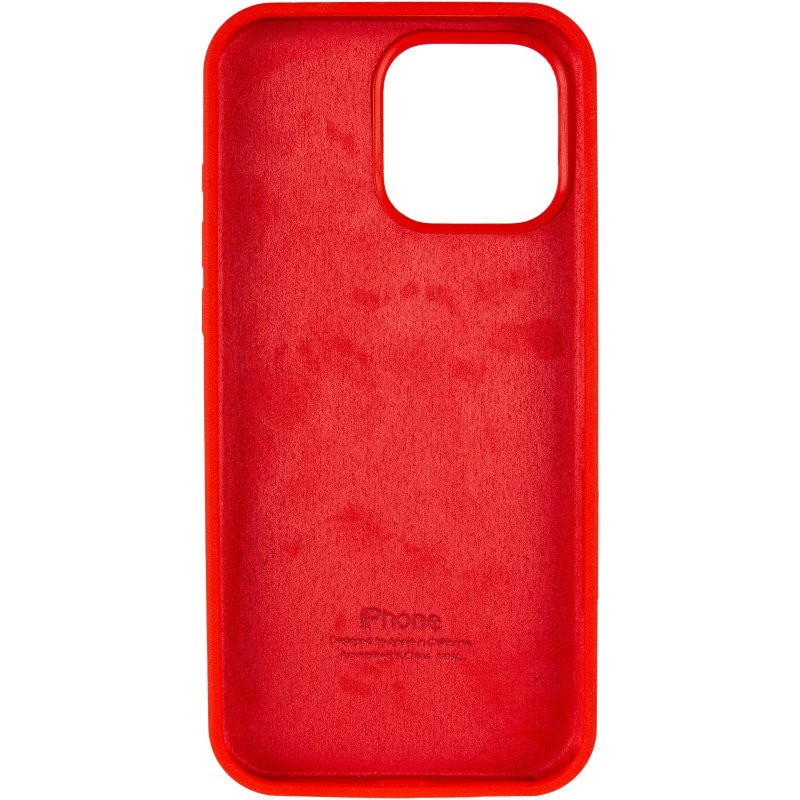 Фото Чехол Silicone Case Full Protective (AA) для Apple iPhone 14 Pro (6.1") (Красный / Red) в магазине vchehle.ua