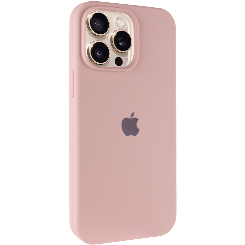 Чехол Silicone Case Full Protective (AA) для Apple iPhone 14 Pro (6.1") (Розовый / Pink Sand)