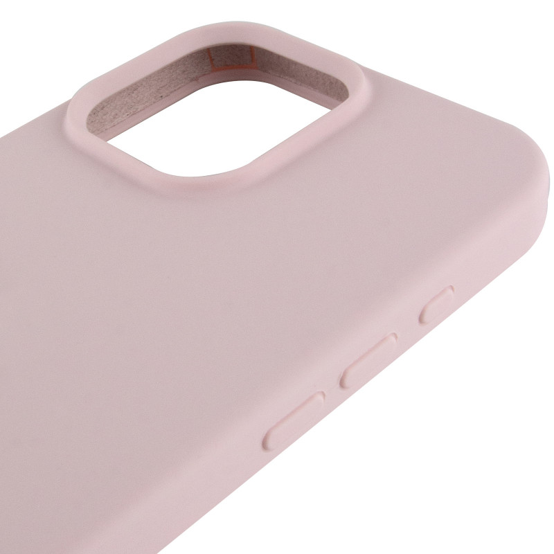 Чохол Silicone Case Full Protective (AA) на Apple iPhone 14 Pro (6.1") (Рожевий / Chalk Pink) в магазині vchehle.ua
