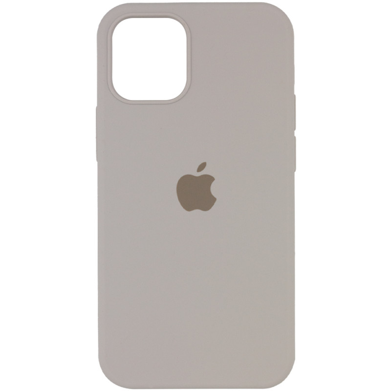Чехол Silicone Case Full Protective (AA) для Apple iPhone 14 Pro (6.1") (Серый / Stone)