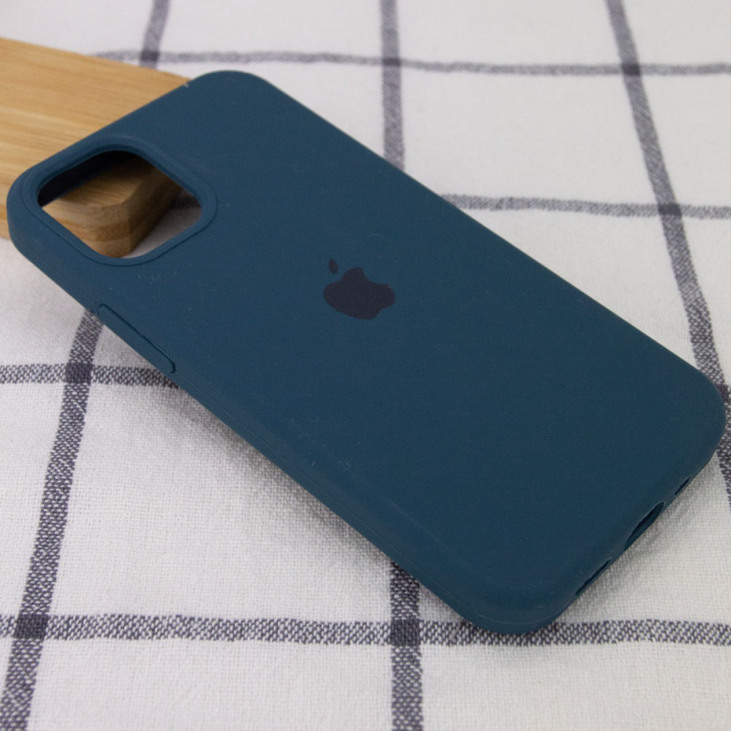 Фото Чехол Silicone Case Full Protective (AA) для Apple iPhone 14 Pro (6.1") (Синий / Cosmos Blue) на vchehle.ua