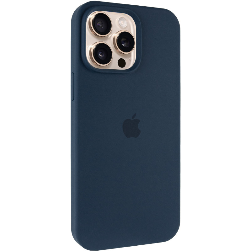Чехол Silicone Case Full Protective (AA) для Apple iPhone 14 Pro (6.1") (Синий / Deep navy)