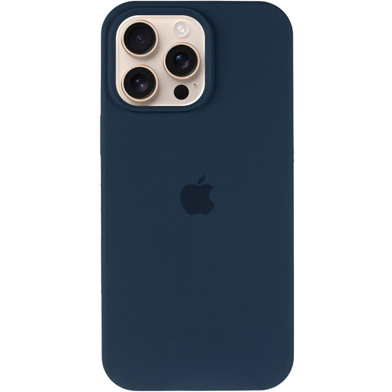 Фото Чехол Silicone Case Full Protective (AA) для Apple iPhone 14 Pro (6.1") (Синий / Deep navy) на vchehle.ua