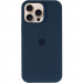 Фото Чехол Silicone Case Full Protective (AA) для Apple iPhone 14 Pro (6.1") (Синий / Deep navy) на vchehle.ua