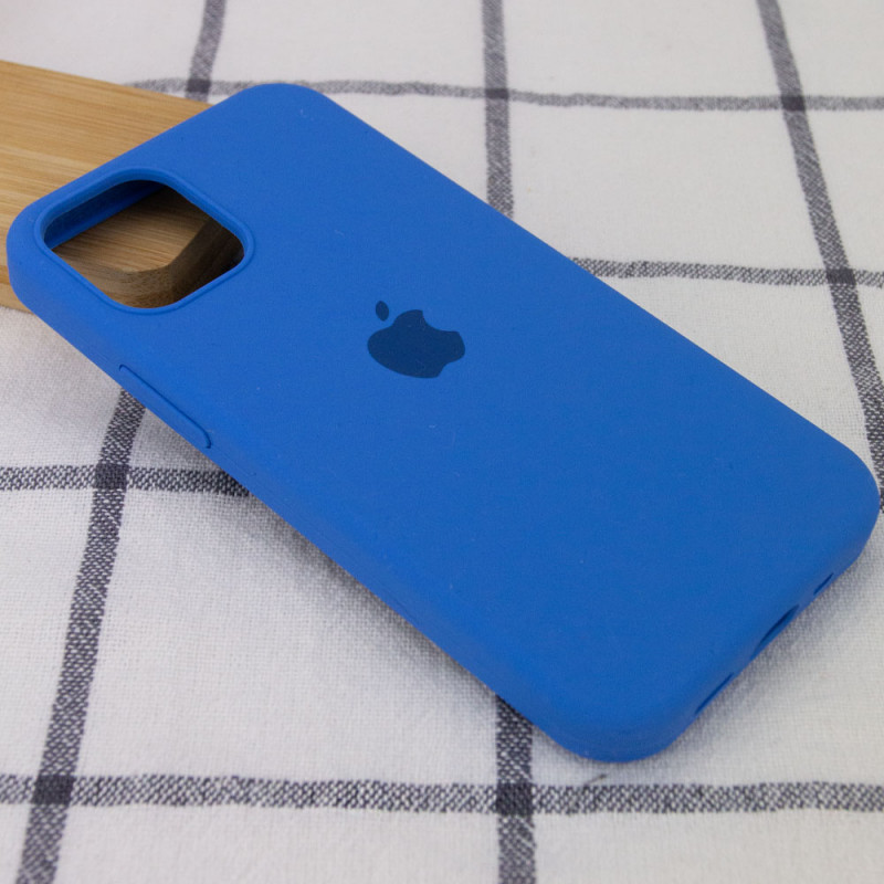 Фото Чехол Silicone Case Full Protective (AA) для Apple iPhone 14 Pro (6.1") (Синий / Royal blue) на vchehle.ua