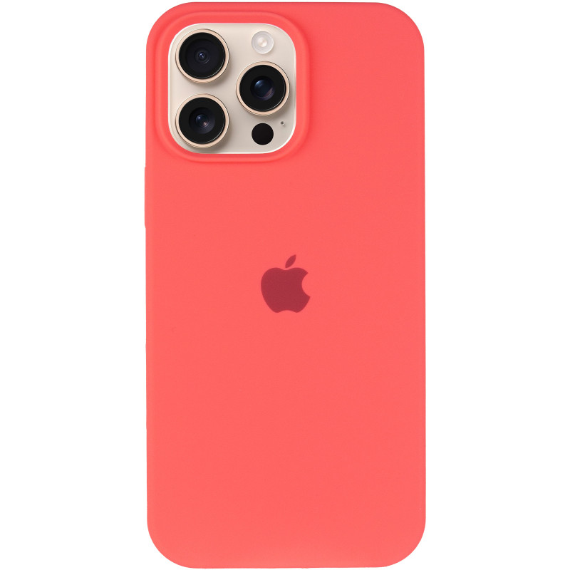 Фото Чехол Silicone Case Full Protective (AA) для Apple iPhone 14 Pro Max (6.7") (Арбузный / Watermelon red) на vchehle.ua