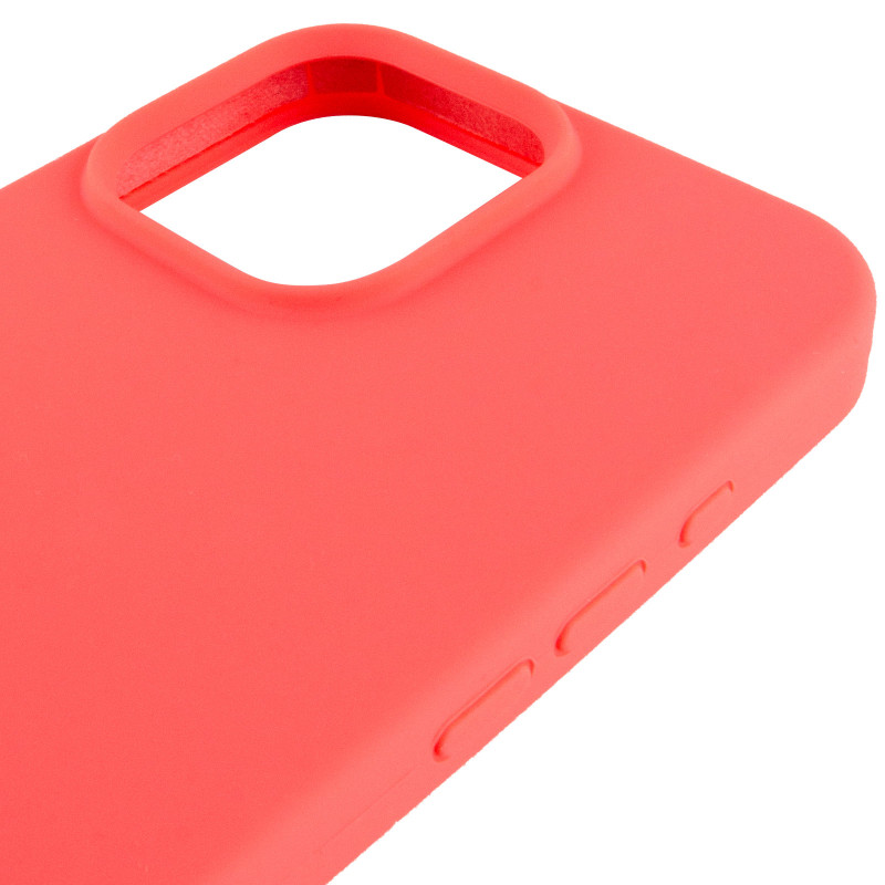 Чехол Silicone Case Full Protective (AA) для Apple iPhone 14 Pro Max (6.7") (Арбузный / Watermelon red) в магазине vchehle.ua