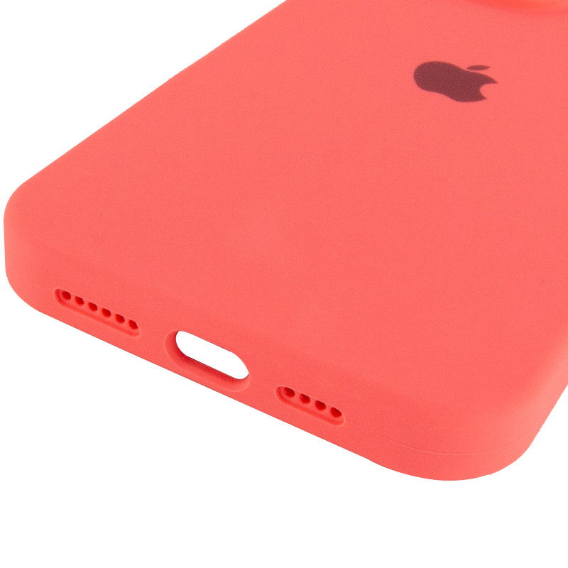 Купить Чехол Silicone Case Full Protective (AA) для Apple iPhone 14 Pro Max (6.7") (Арбузный / Watermelon red) на vchehle.ua