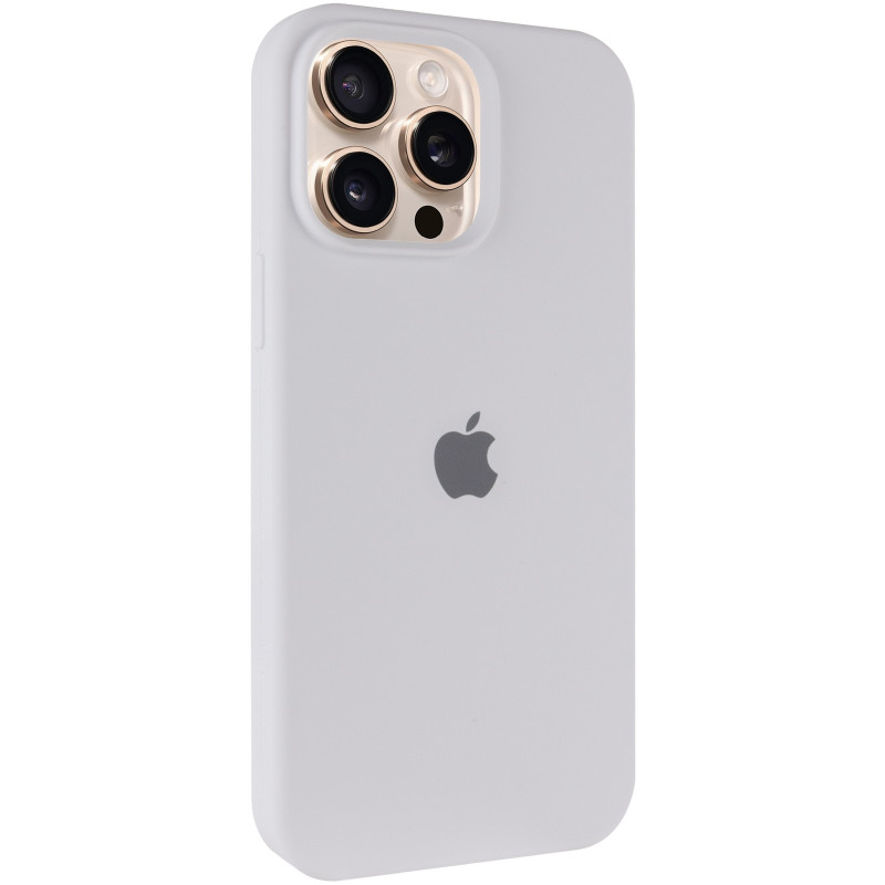 Чехол Silicone Case Full Protective (AA) для Apple iPhone 14 Pro Max (6.7") (Белый / White)