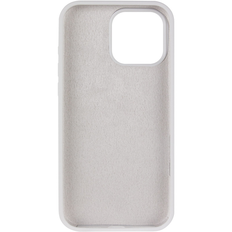 Фото Чехол Silicone Case Full Protective (AA) для Apple iPhone 14 Pro Max (6.7") (Белый / White) в магазине vchehle.ua