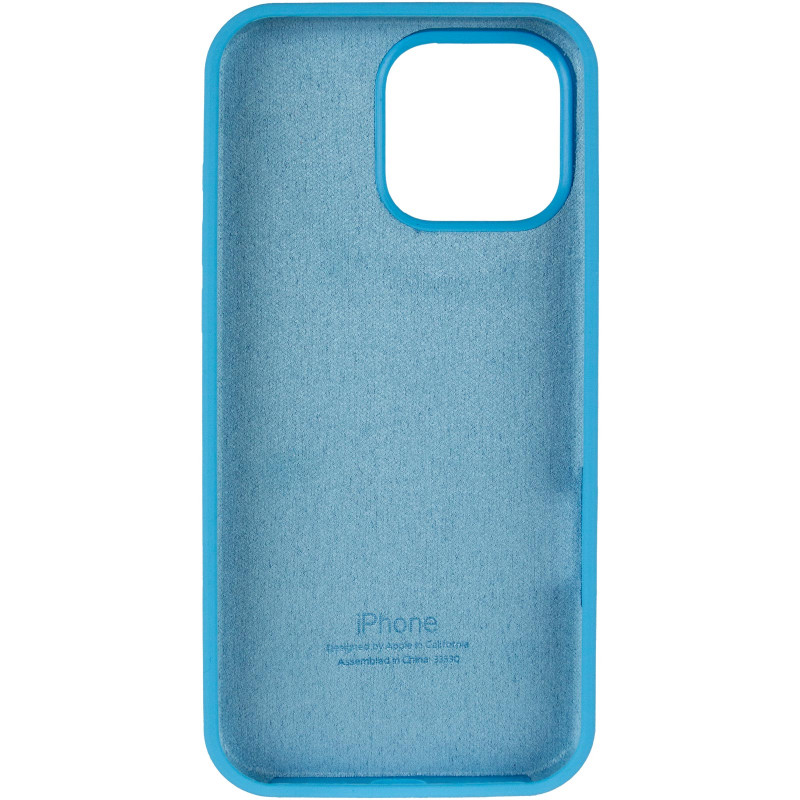 Фото Чехол Silicone Case Full Protective (AA) для Apple iPhone 14 Pro Max (6.7") (Голубой / Blue) в магазине vchehle.ua