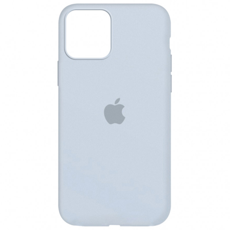 Чехол Silicone Case Full Protective (AA) для Apple iPhone 14 Pro Max (6.7") (Голубой / Mist blue)