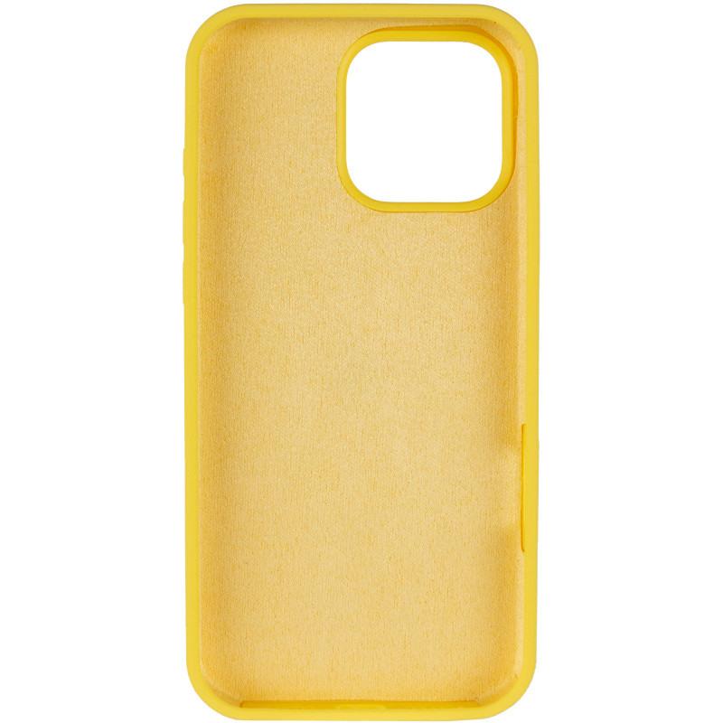 Фото Чехол Silicone Case Full Protective (AA) для Apple iPhone 14 Pro Max (6.7") (Желтый / Yellow) в магазине vchehle.ua