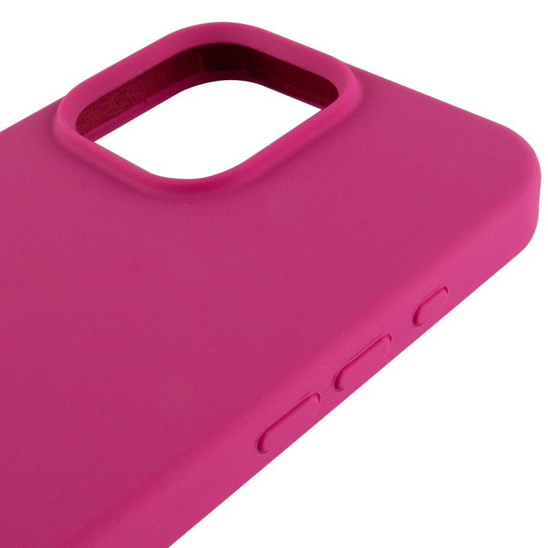 Чехол Silicone Case Full Protective (AA) для Apple iPhone 14 Pro Max (6.7") (Малиновый / Dragon Fruit) в магазине vchehle.ua