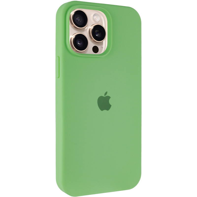 Чехол Silicone Case Full Protective (AA) для Apple iPhone 14 Pro Max (6.7") (Мятный / Mint)