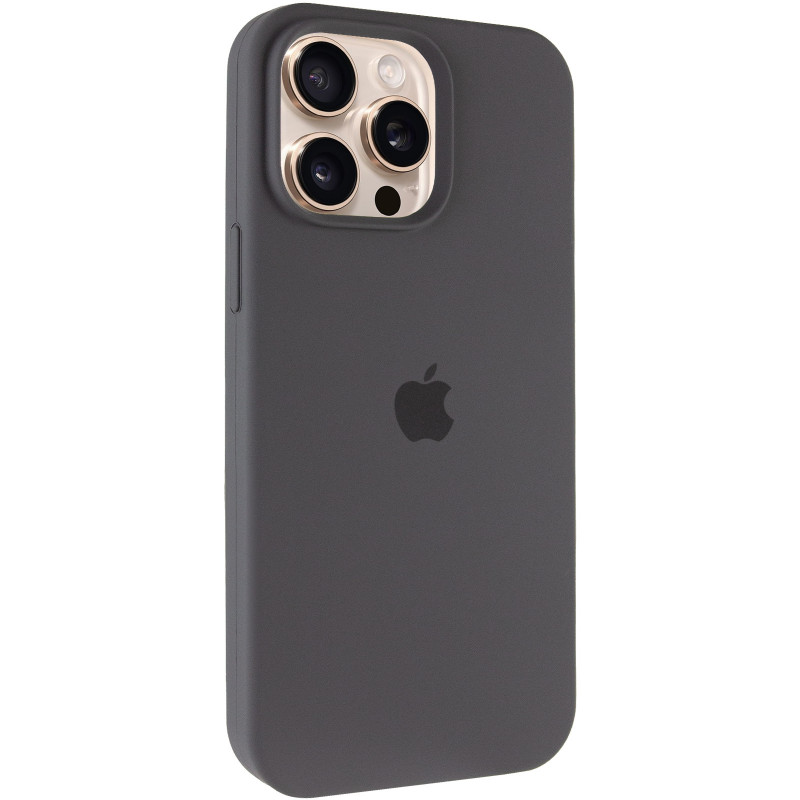 Чехол Silicone Case Full Protective (AA) для Apple iPhone 14 Pro Max (6.7") (Серый / Dark Gray)
