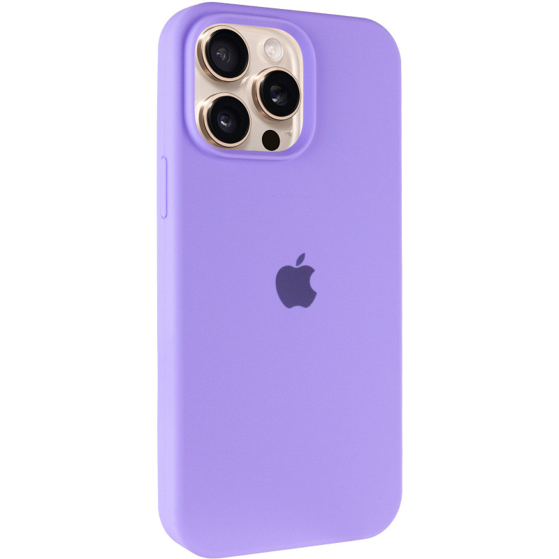 Чехол Silicone Case Full Protective (AA) для Apple iPhone 14 Pro Max (6.7") (Сиреневый / Dasheen)